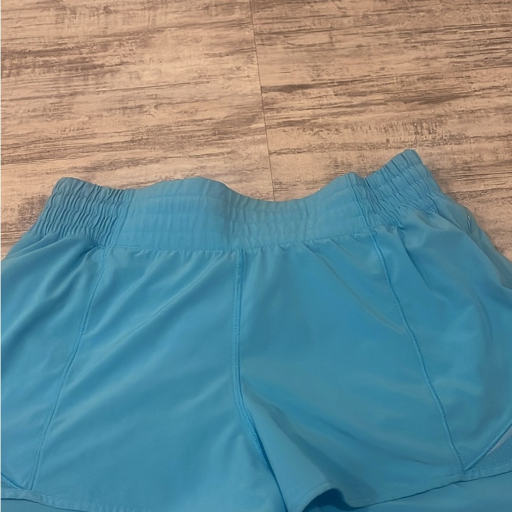 Lululemon Athletica Light Blue Women's Athletic Shorts